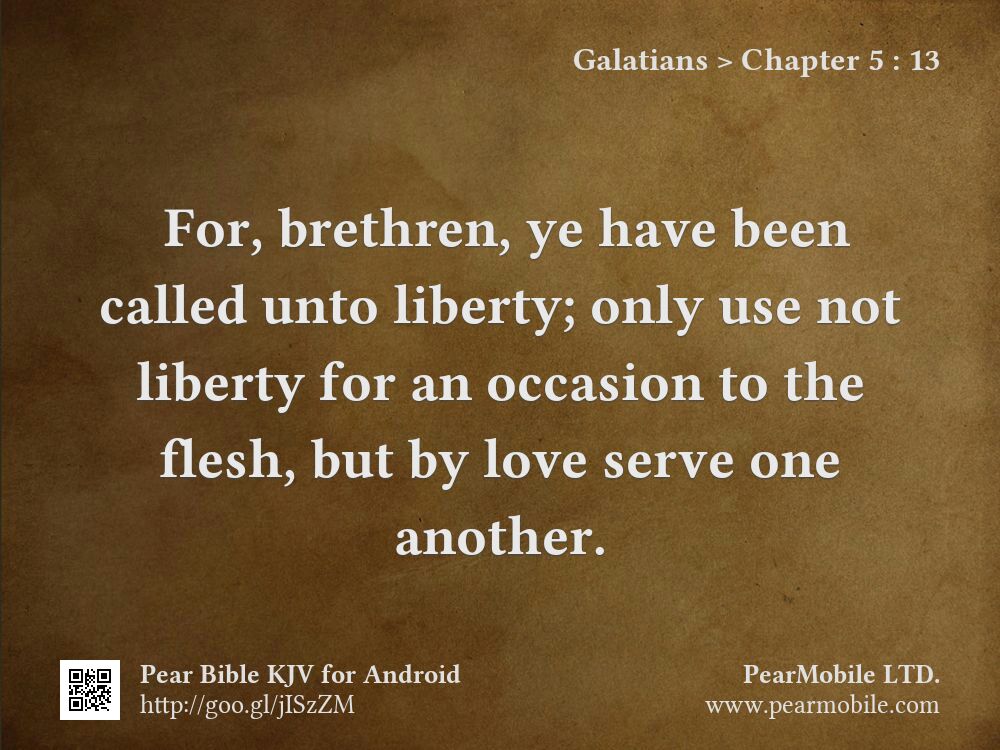 Galatians, Chapter 5:13